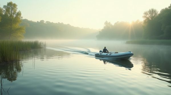 Angeln auf optimale Weise mit dem richtigen schlauchboot
