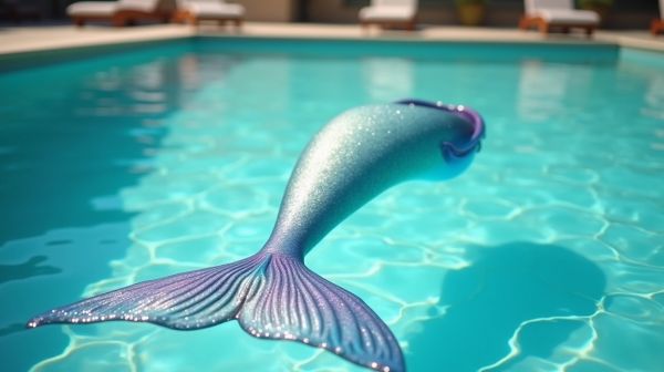 Perfekte meerjungfrauenflosse für das schwimmbad entdecken