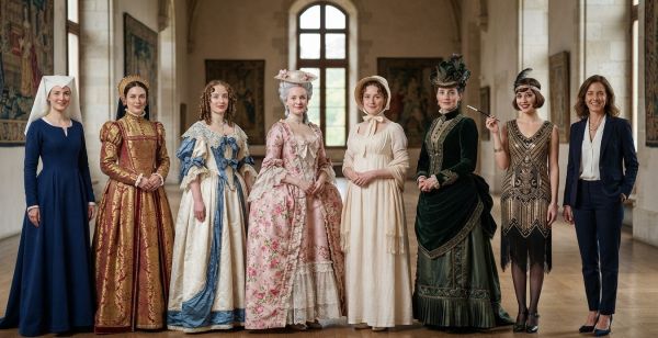 Wie hat sich das Verständnis von Damenmode im Laufe der Jahrhunderte verändert?